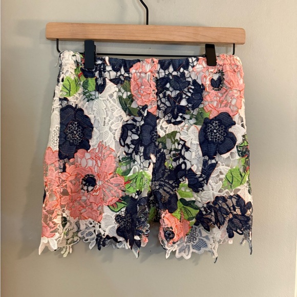 Hot & Delicious High Waist White and Pink Shorts - Picture 2 of 7